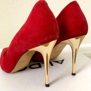 3.25” red Aldo’s women mid-heel